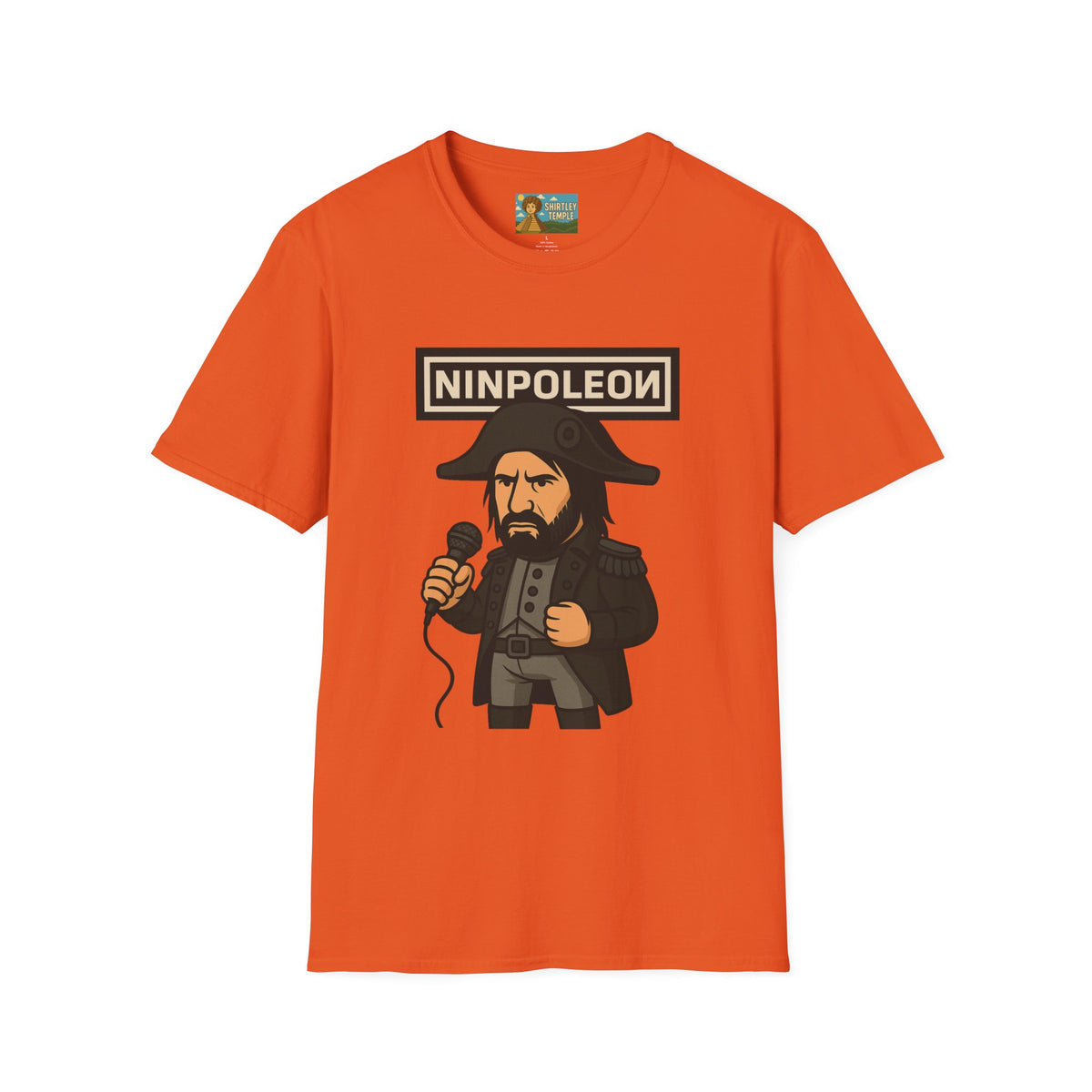 Ninpoleon Funny T-Shirt, Unisex Tee, Napoleon & Trent Reznor Parody Shirt, Nine Inch Nails Mashup Top