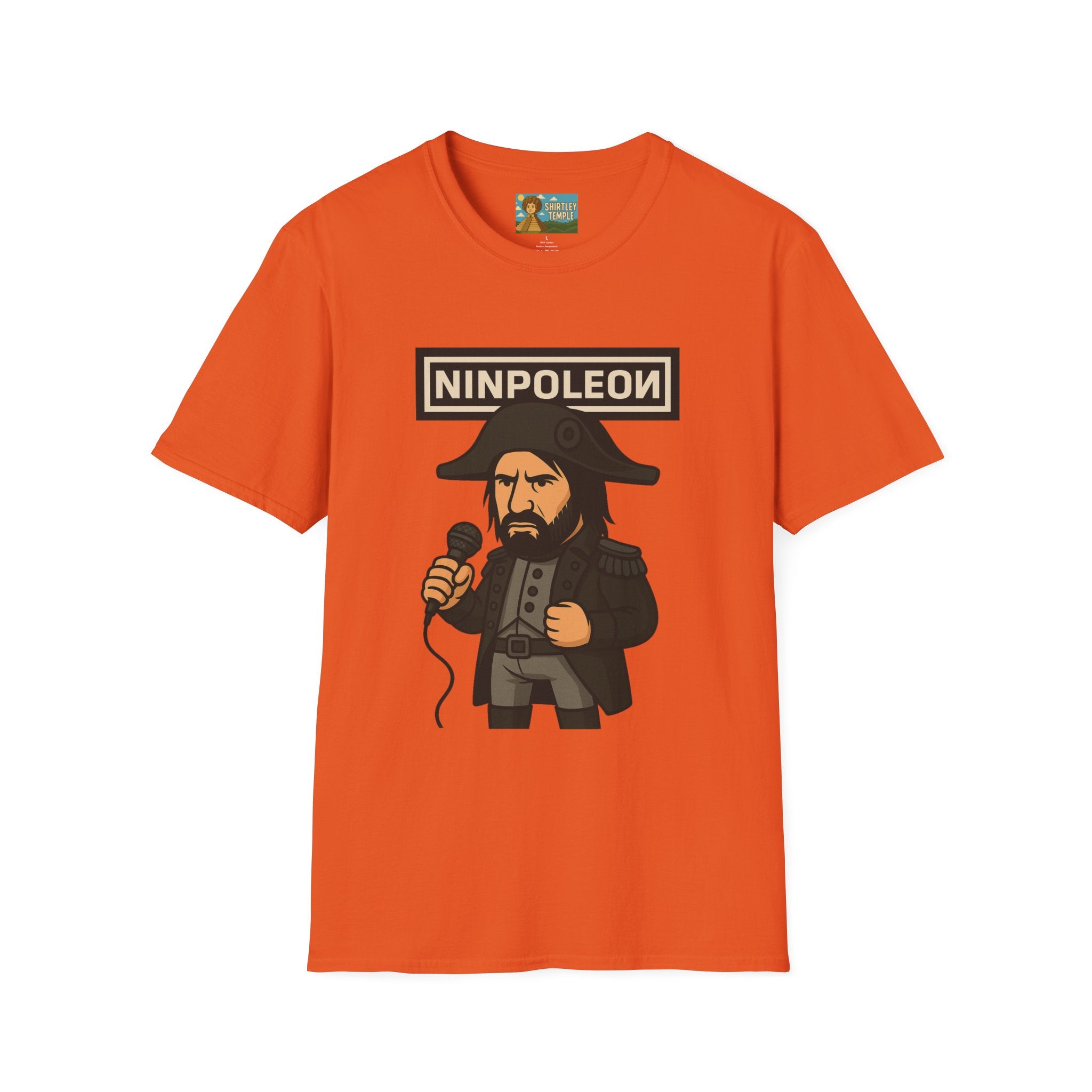 Ninpoleon Funny T-Shirt, Unisex Tee, Napoleon & Trent Reznor Parody Shirt, Nine Inch Nails Mashup Top