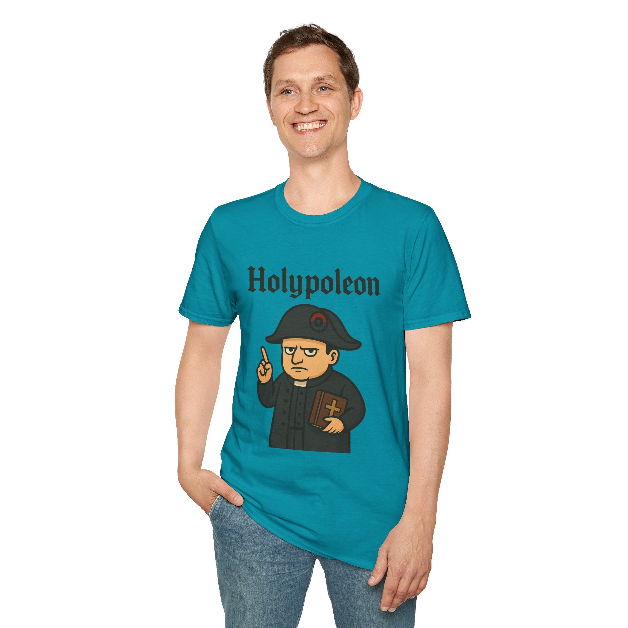 Holypoleon funny shirt mashup wordplay napoleon and a priest