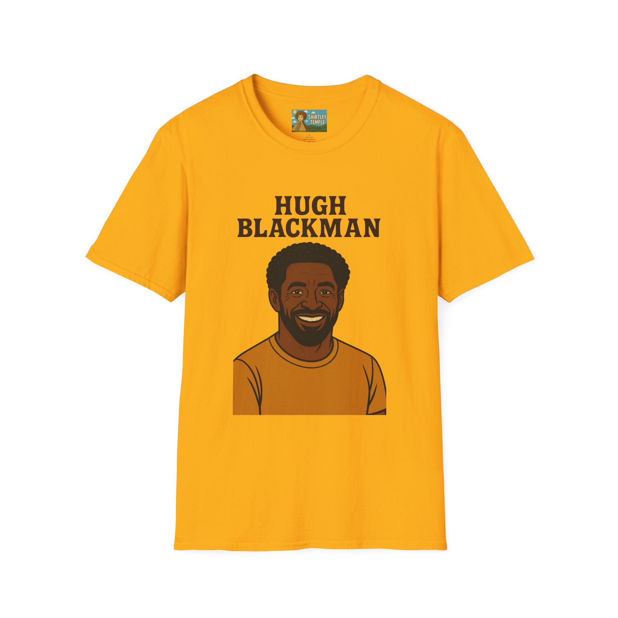 Hugh Blackman Parody T-Shirt, Funny Hugh Jackman Darker Person Tee, Comedy Tribute Apparel, Softstyle Unisex Shirt, Gift for Fans