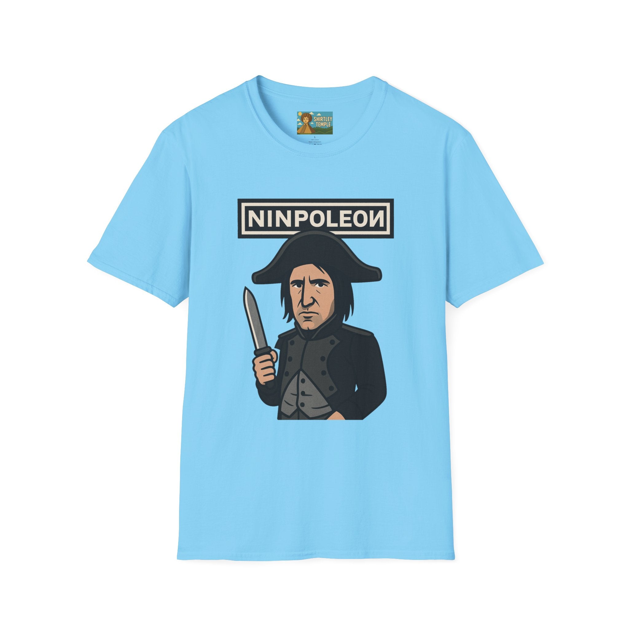 Ninpoleon ver. 2 Funny Shirt, Napoleon Trent Reznor Mashup Parody, Unisex Softstyle Tee, Nine Inch Nails, Wordplay