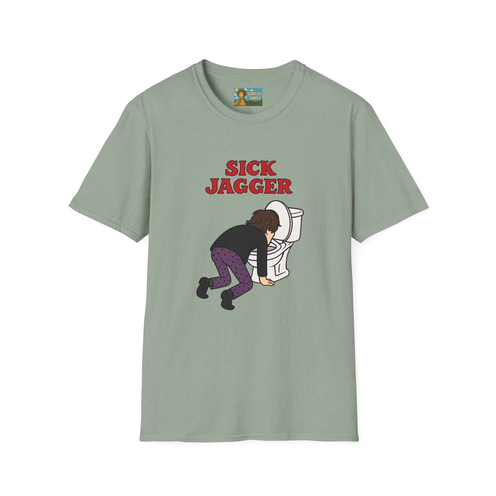 Sick Jagger funny shirt parody comedy tribute sick singer mick wordplay
