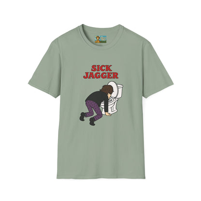 Sick Jagger funny shirt parody comedy tribute sick singer mick wordplay