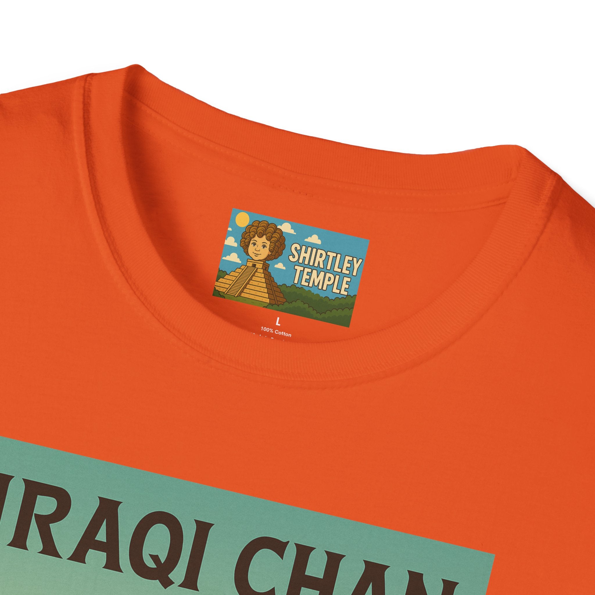 Iraqi Chan Unisex T-Shirt, Funny Jackie Chan Parody Apparel, Comedy Tribute Tee, Mashup Shirt
