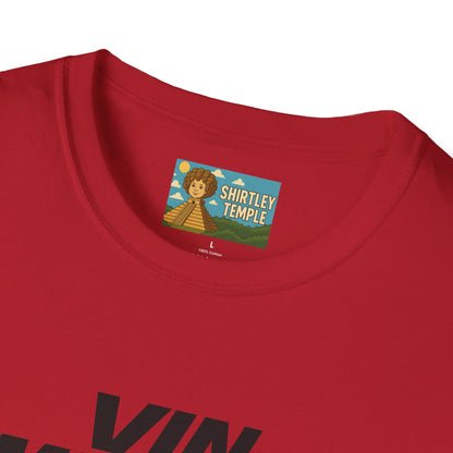 Vin Measle Parody Unisex Softstyle T-Shirt, Actor Measles Wordplay Tee, Humorous Graphic Tee Shirt, Comedy Movie Fan Gift, Lightweight