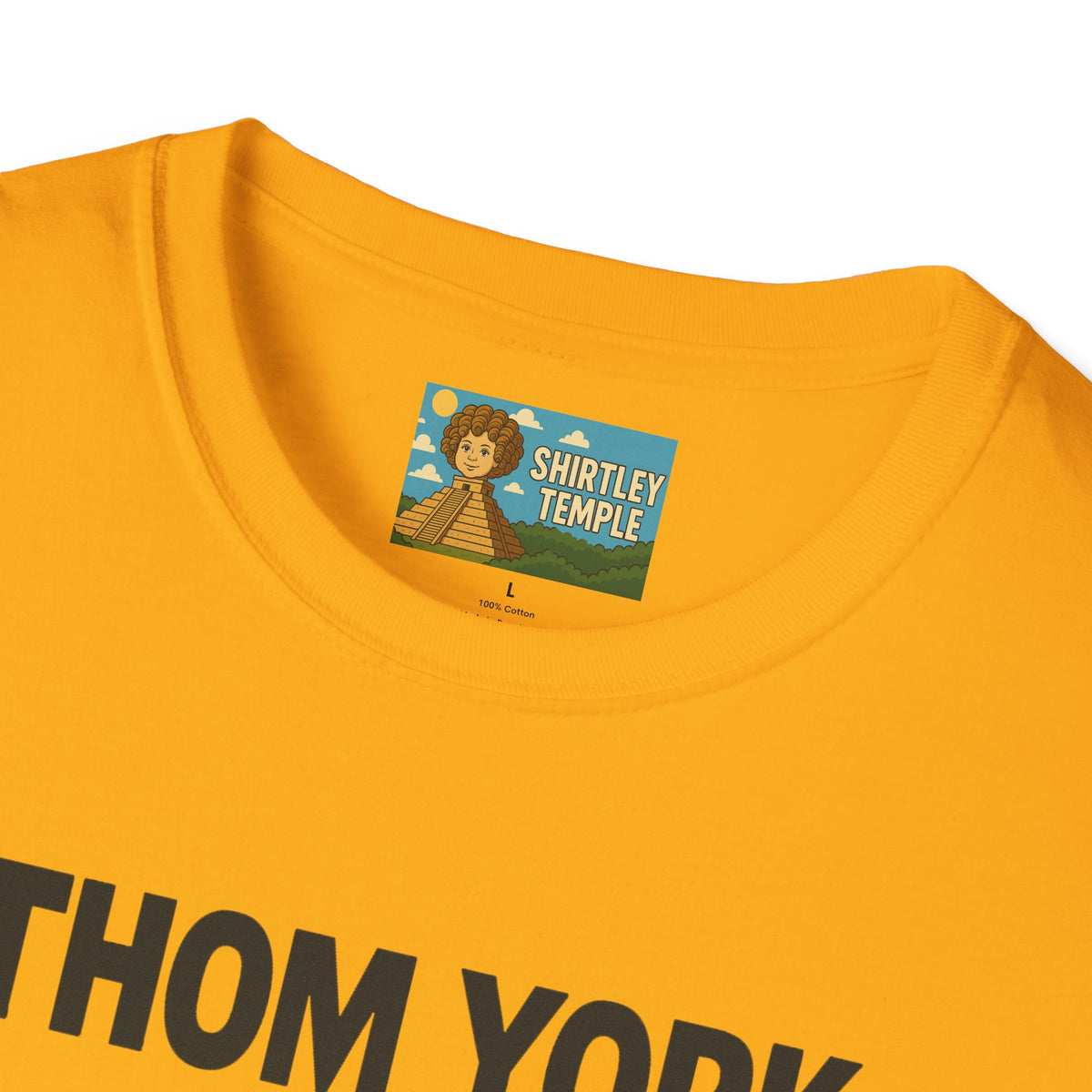 Thom York Peppermint Patty T-Shirt, Radiohead Musician Gift, Alternative Rock Tee, Funny Singer Shirt, Softstyle Unisex Top