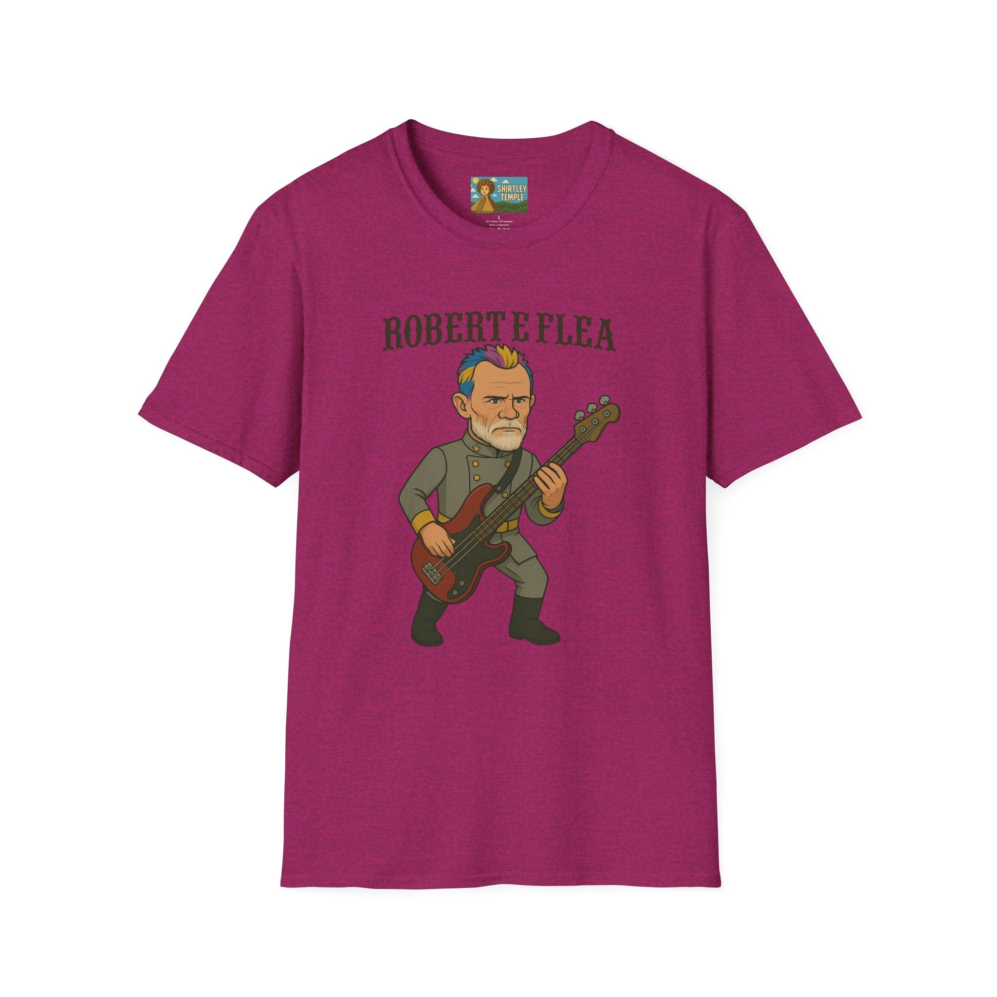 Robert E Flea Funny Unisex T-Shirt, Mashup Parody Comedy Tee, Robert E Lee and Flea Shirt, Humorous Graphic Tee, Gift for Comedy Lovers