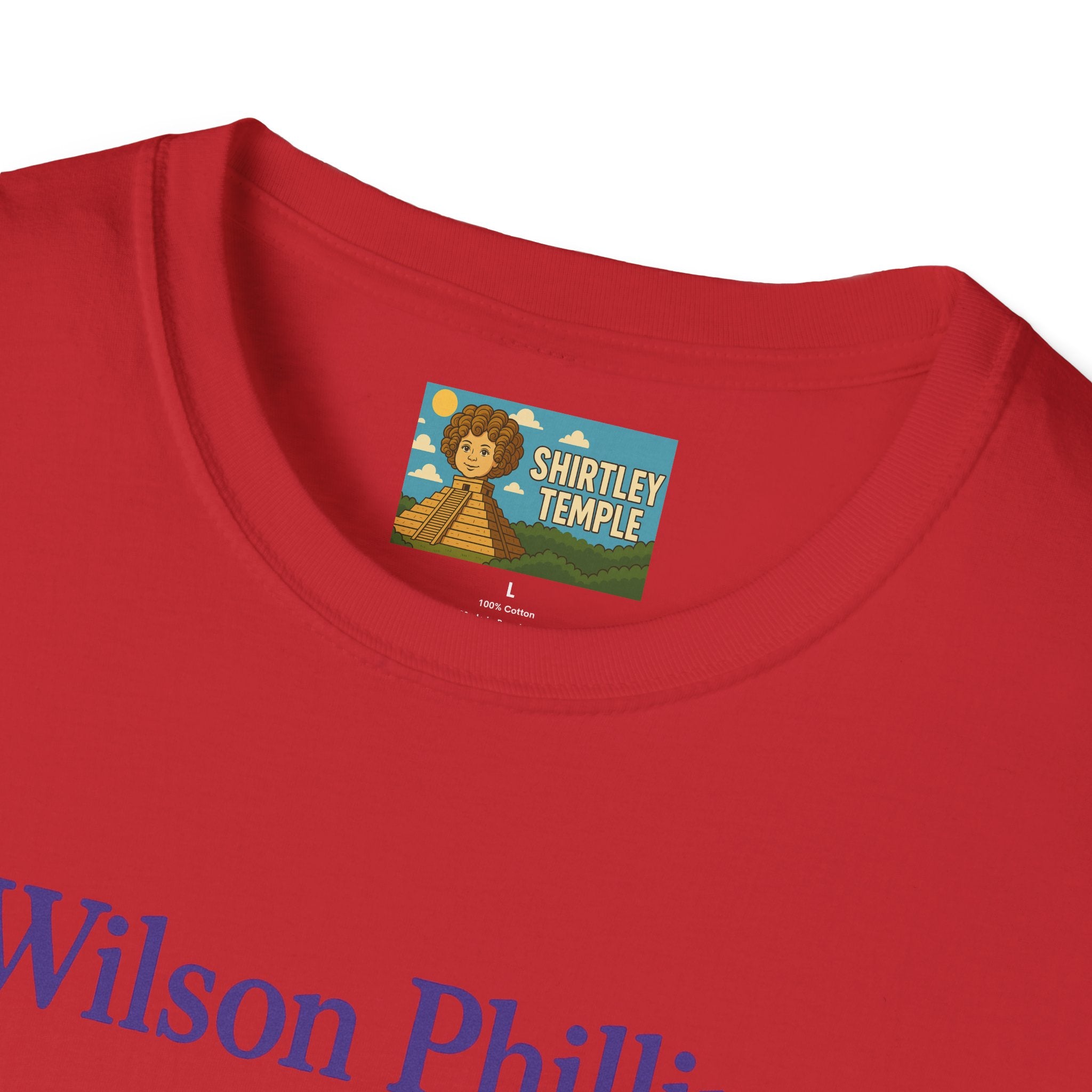 Wilson and Phillips Mashup Softstyle T-Shirt, Funny Wordplay Tribute Singers, Volleyball Theme Gift Tee