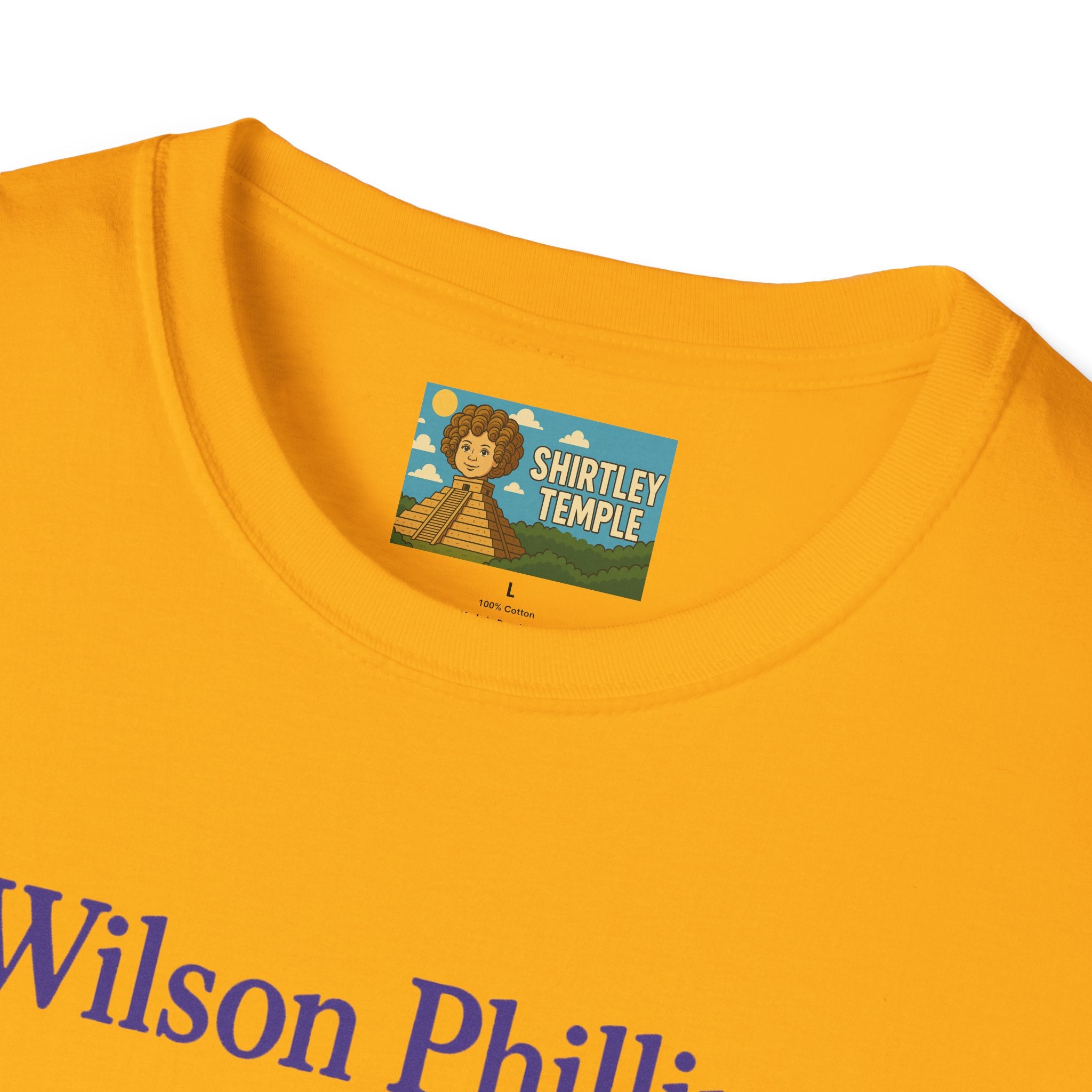 Wilson and Phillips Mashup Softstyle T-Shirt, Funny Wordplay Tribute Singers, Volleyball Theme Gift Tee