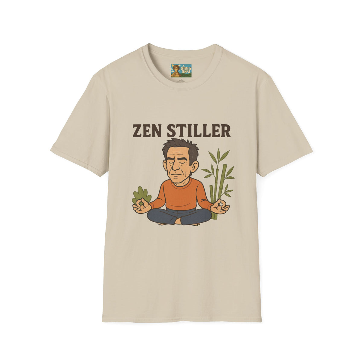 Zen Stiller Softstyle T-Shirt, Ben Tribute Actor Wordplay Tee, Laugh Gift Idea