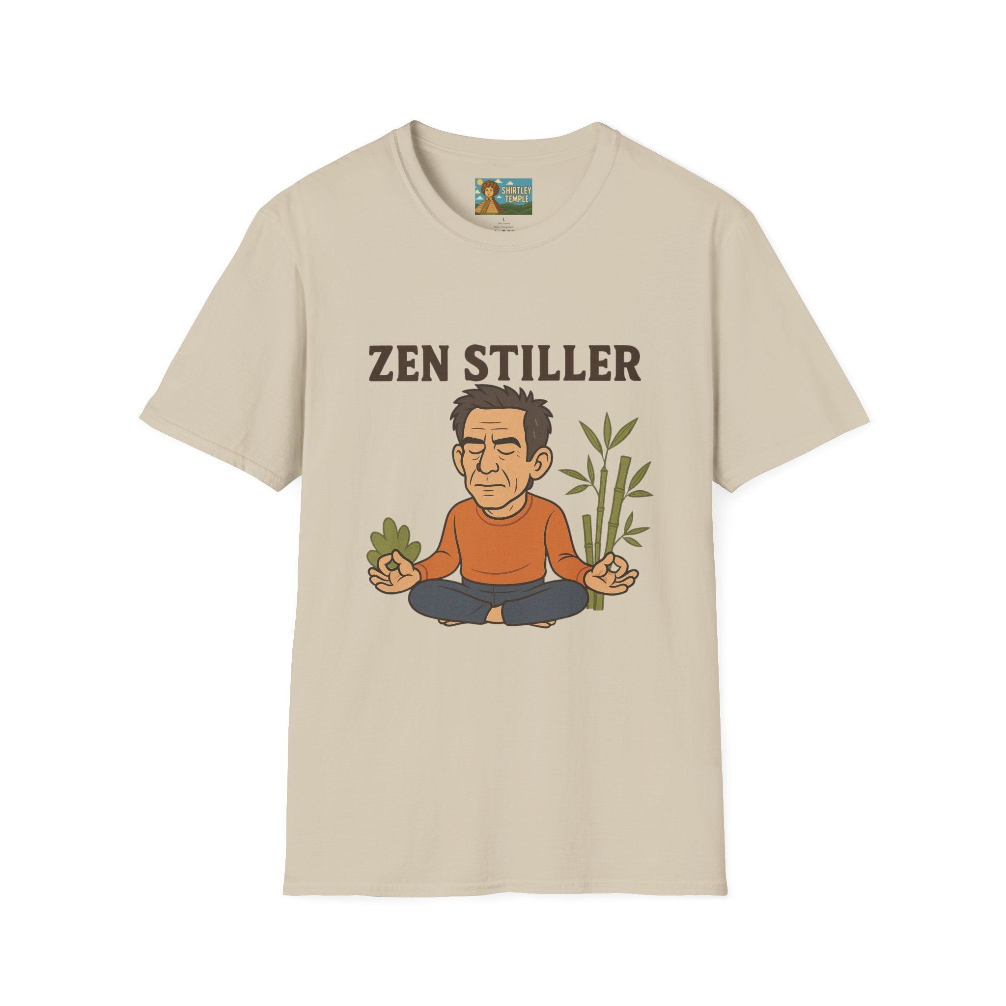 Zen Stiller Softstyle T-Shirt, Ben Tribute Actor Wordplay Tee, Laugh Gift Idea