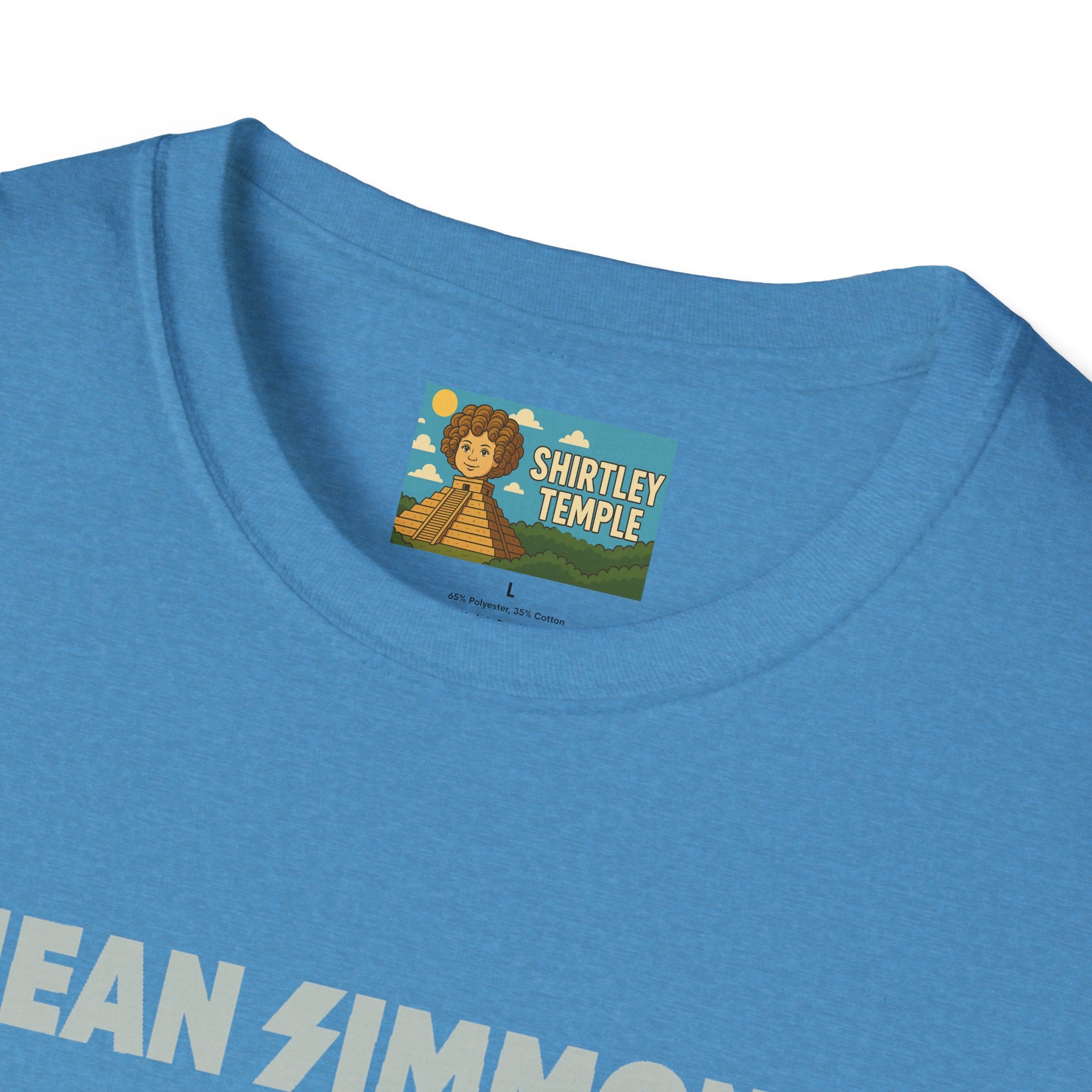 Jean Simmons Funny Shirt Mashup Tribute Parody Pun Rockstar Softstyle T-Shirt, Unisex Tee, Graphic Tee, Music Lover Gift, Jeans Lover Shirt,