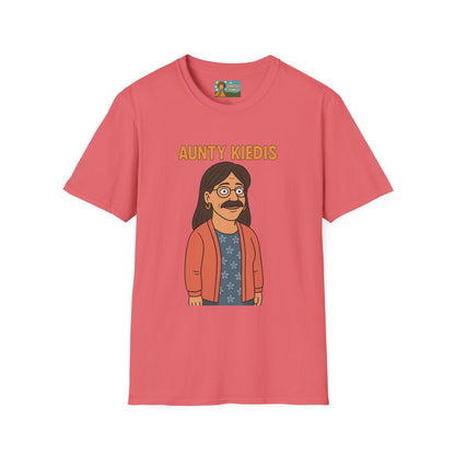 Aunty Kiedis funny wordplay Anthony Kiedis from Red Hot Chili Peppers reimagined as someone's beloved aunt.