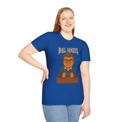 Bill Hates funny shirt parody apparel comedy tribute bill gates as a hateful person