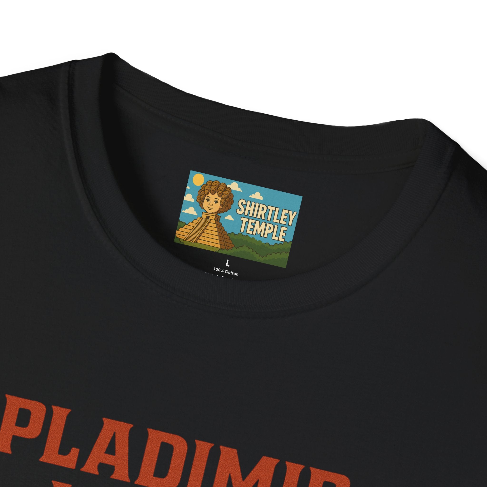 Pladimir Vutin T-Shirt, Funny Putin Parody Shirt, Plaid Person Pun Tee, Comedy Putin Plaid Top, Vladimir Putin Plaid Wordplay Apparel