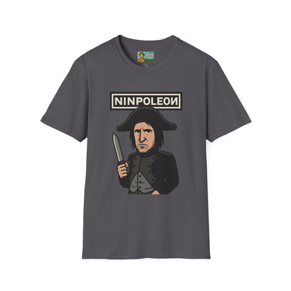 Ninpoleon ver. 2 Funny Shirt, Napoleon Trent Reznor Mashup Parody, Unisex Softstyle Tee, Nine Inch Nails, Wordplay