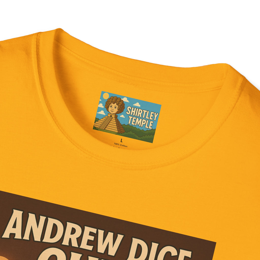 Andrew Dice Cube funny mashup Comedian T-Shirt, Humorous Wordplay Tee, Unisex Softstyle Top