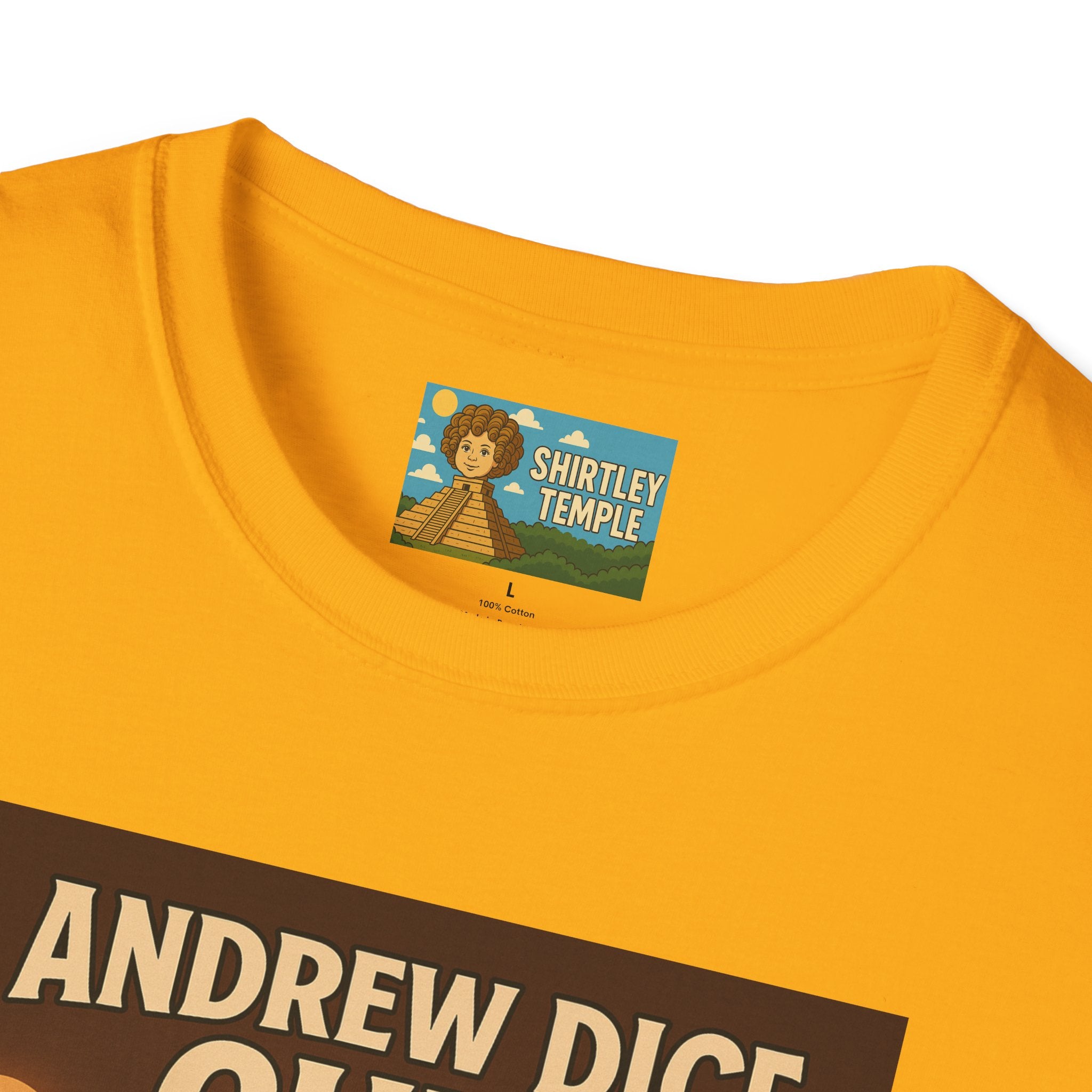 Andrew Dice Cube funny mashup Comedian T-Shirt, Humorous Wordplay Tee, Unisex Softstyle Top