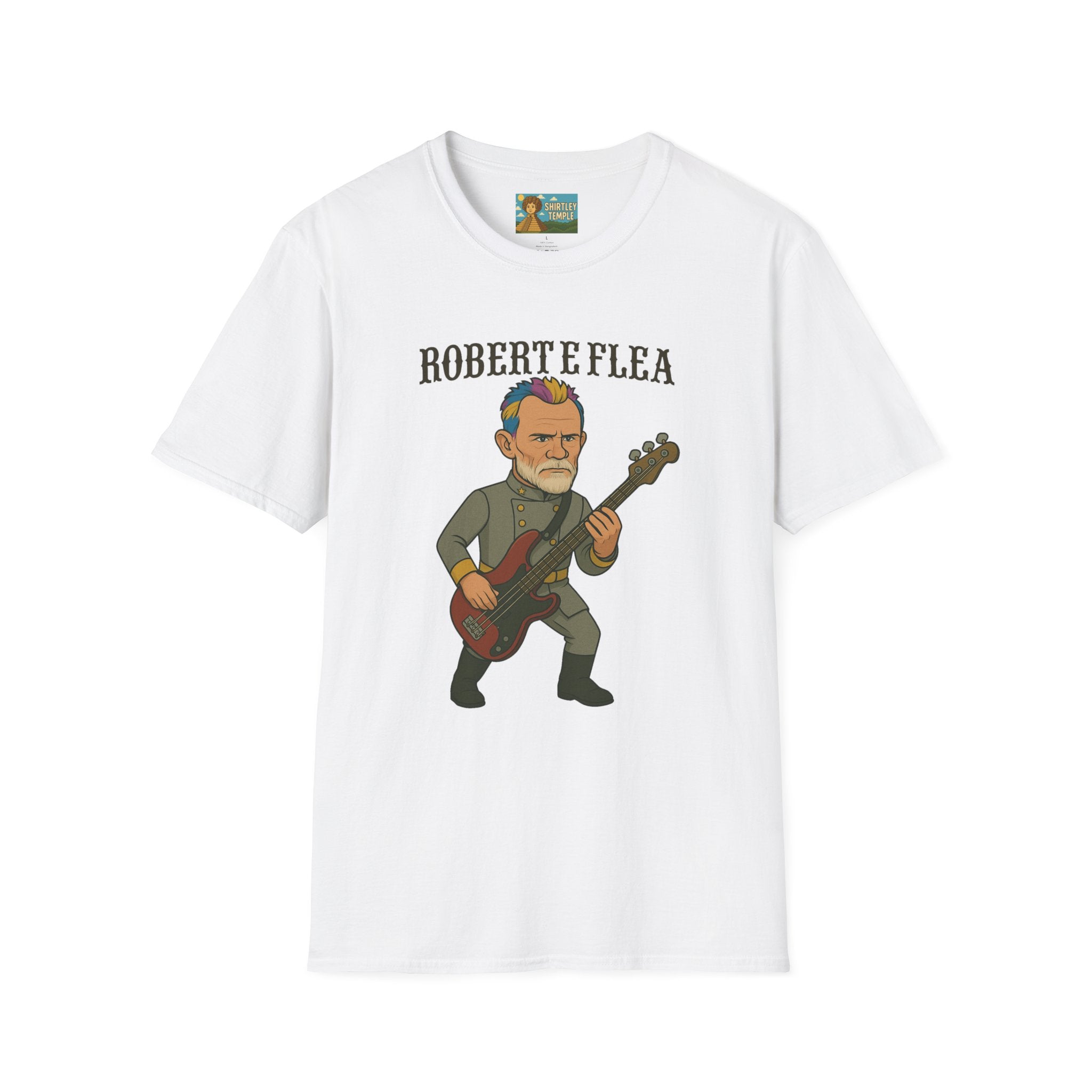 Robert E Flea Funny Unisex T-Shirt, Mashup Parody Comedy Tee, Robert E Lee and Flea Shirt, Humorous Graphic Tee, Gift for Comedy Lovers