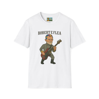 Robert E Flea Funny Unisex T-Shirt, Mashup Parody Comedy Tee, Robert E Lee and Flea Shirt, Humorous Graphic Tee, Gift for Comedy Lovers