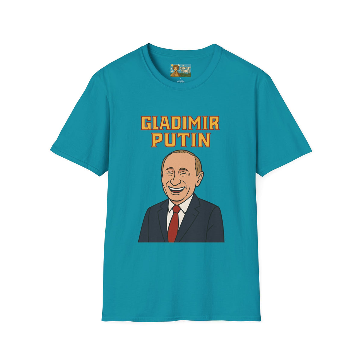 Gladimir Putin funny shirt wordplay vladimir putin being glad