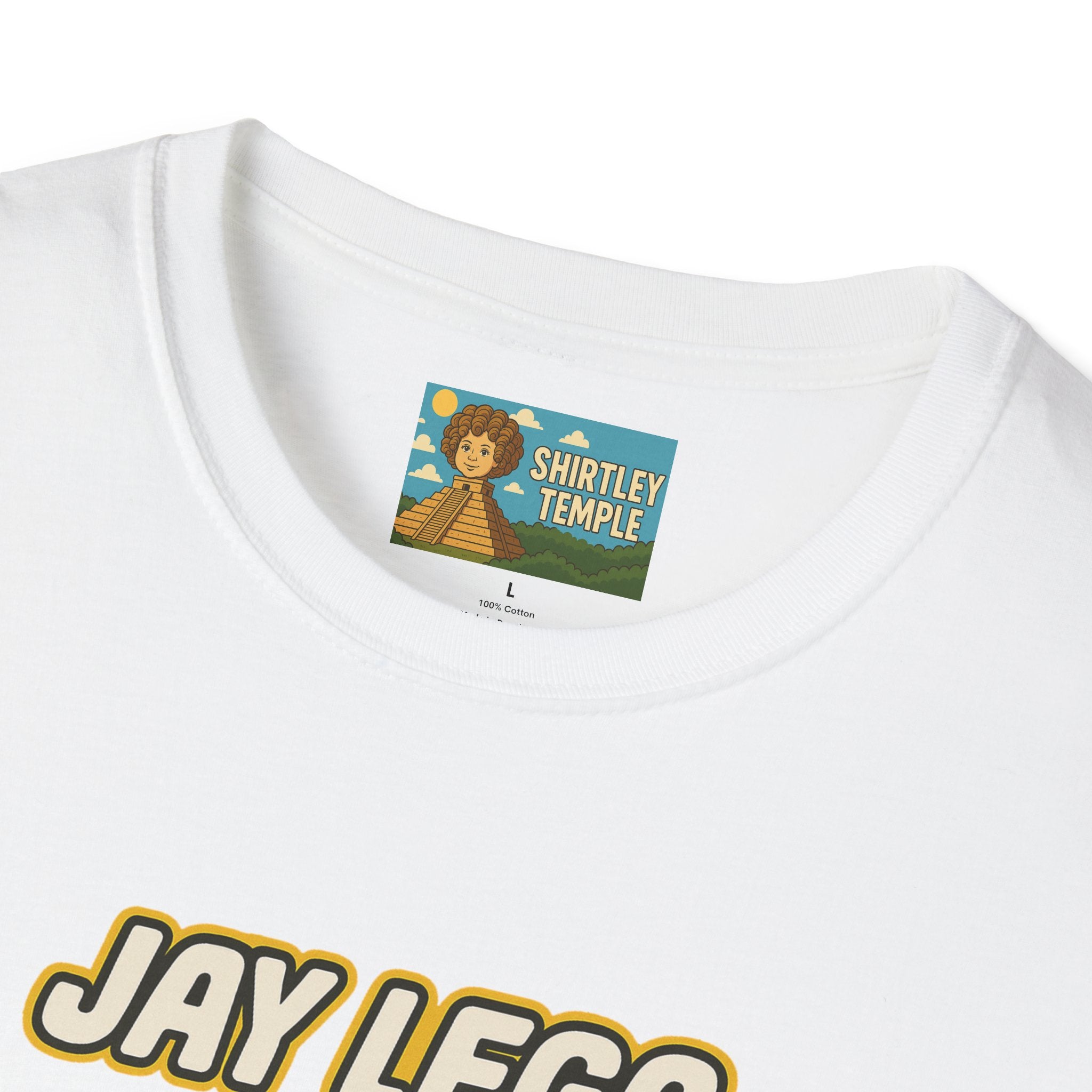 Jay Lego Funny Shirt Parody Apparel, Comedy Tribute, Lego Person, Jay Leno Mashup