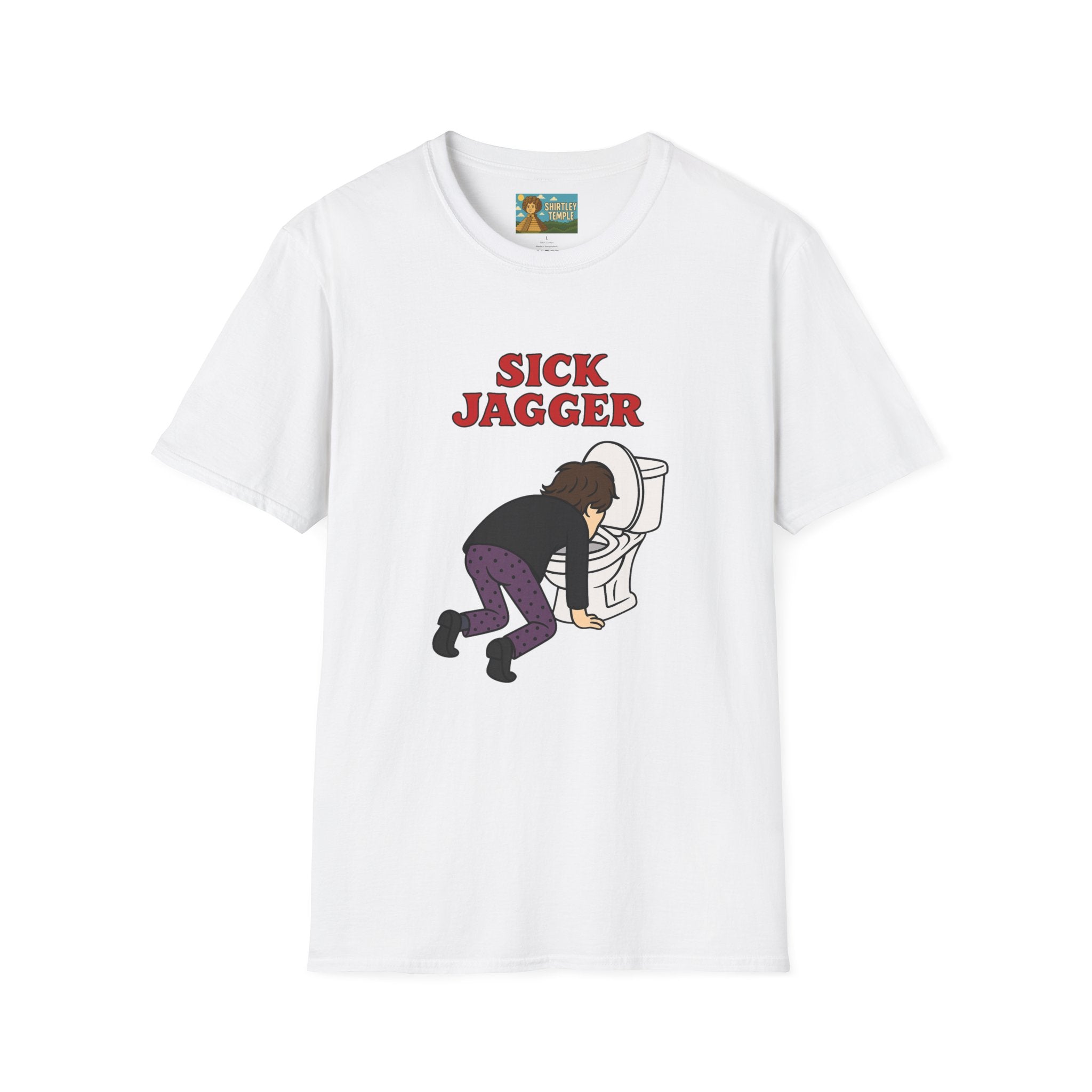 Sick Jagger funny shirt parody comedy tribute sick singer mick wordplay