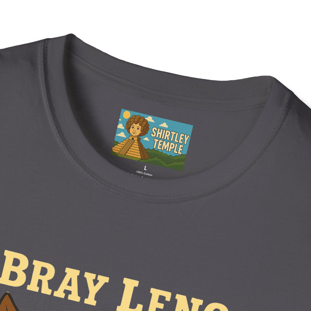 Bray Leno Parody Unisex Tee, Jay Leno Donkey Mashup Shirt, Funny Wordplay Comedy Gift, Softstyle T-Shirt