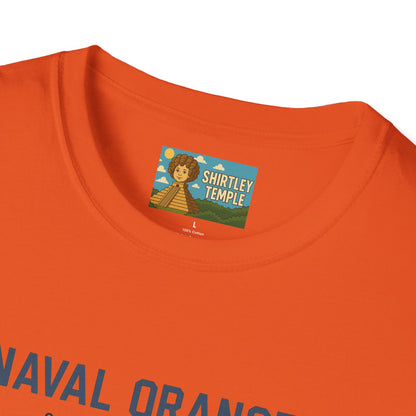 Naval Oranges Unisex Softstyle T-Shirt, Funny Shirt Parody Wordplay Mashup, Navy People Comedy Pun Punny, Navel Oranges Tee, Citrus Humor