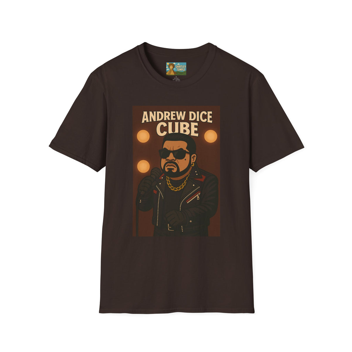 Andrew Dice Cube funny mashup Comedian T-Shirt, Humorous Wordplay Tee, Unisex Softstyle Top