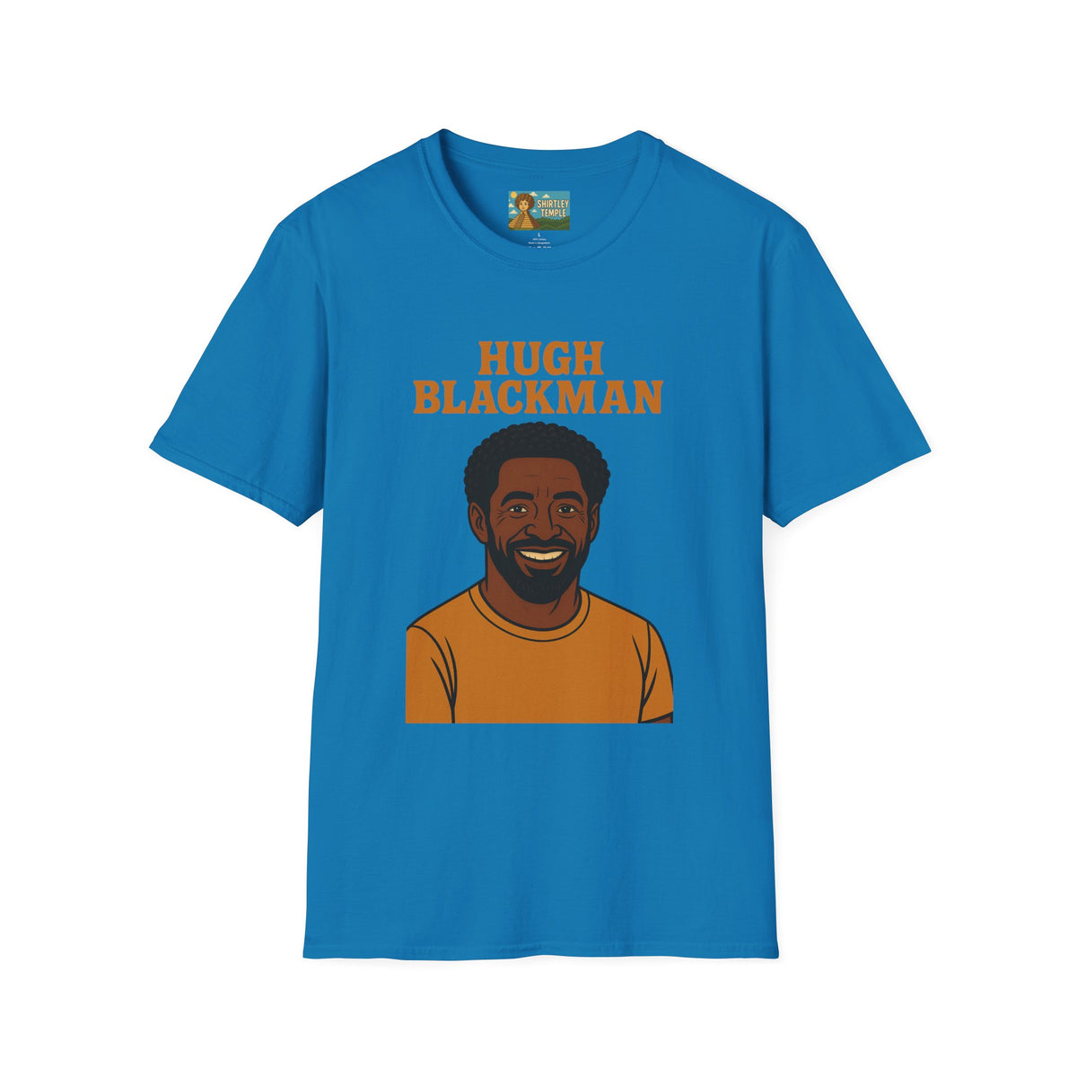 Hugh Blackman Parody T-Shirt, Funny Hugh Jackman Darker Person Tee, Comedy Tribute Apparel, Softstyle Unisex Shirt, Gift for Fans