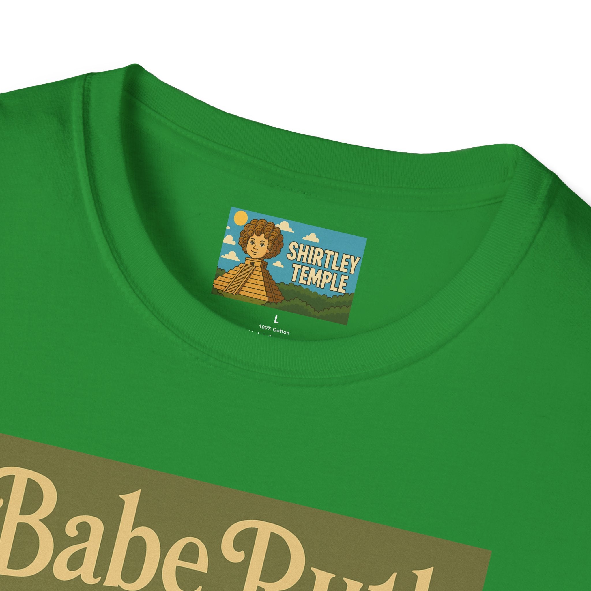 Babe Ruth funny wordplay pun baseball star remagined as a babe vintage nerd gift