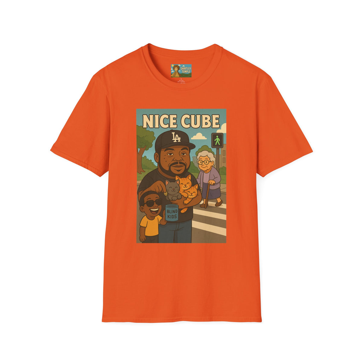 Nice Cube Funny Parody T-Shirt, Ice Cube Tribute Tee, Humorous Wordplay Top, Cool Gift for Hip Hop Fans, Softstyle Shirt