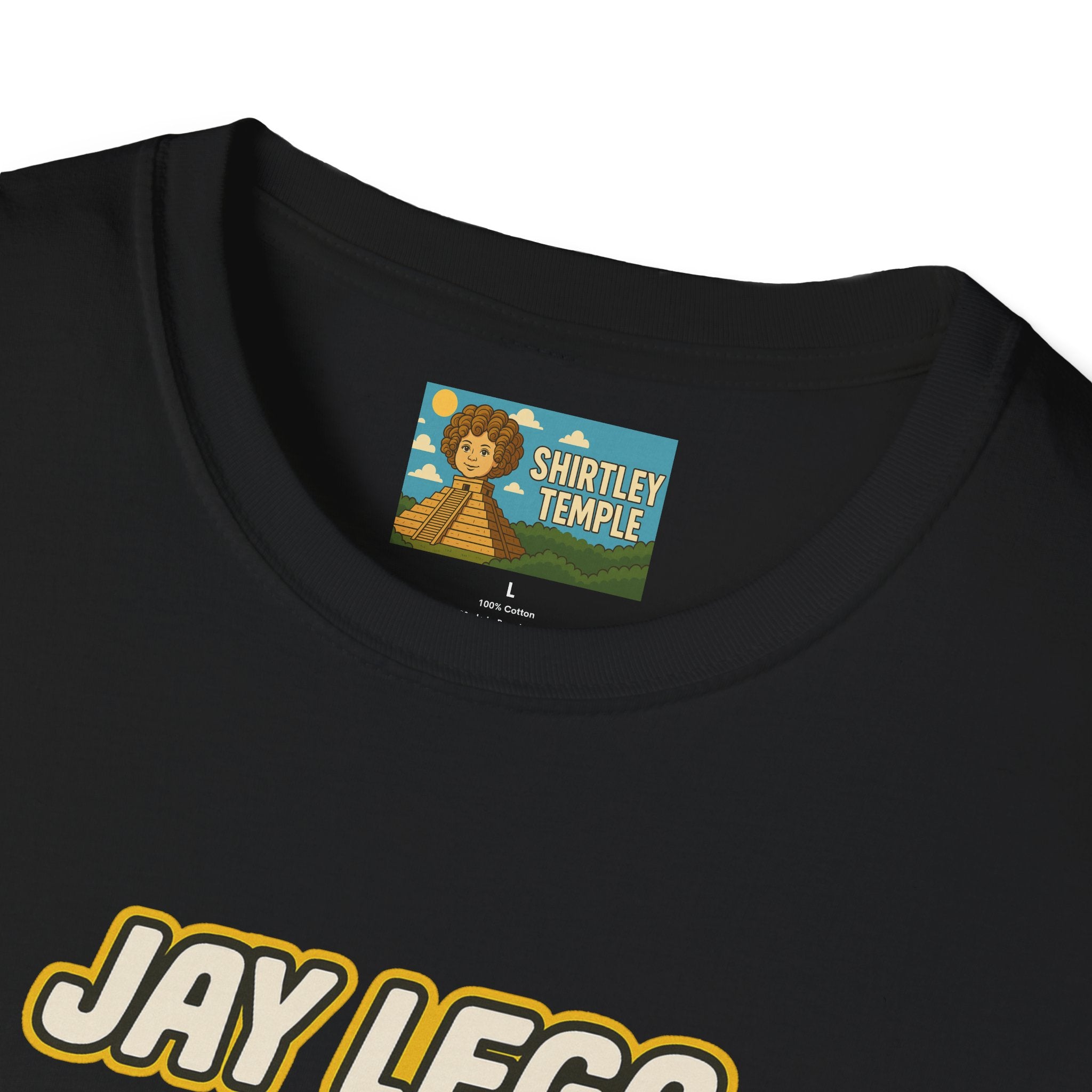 Jay Lego Funny Shirt Parody Apparel, Comedy Tribute, Lego Person, Jay Leno Mashup
