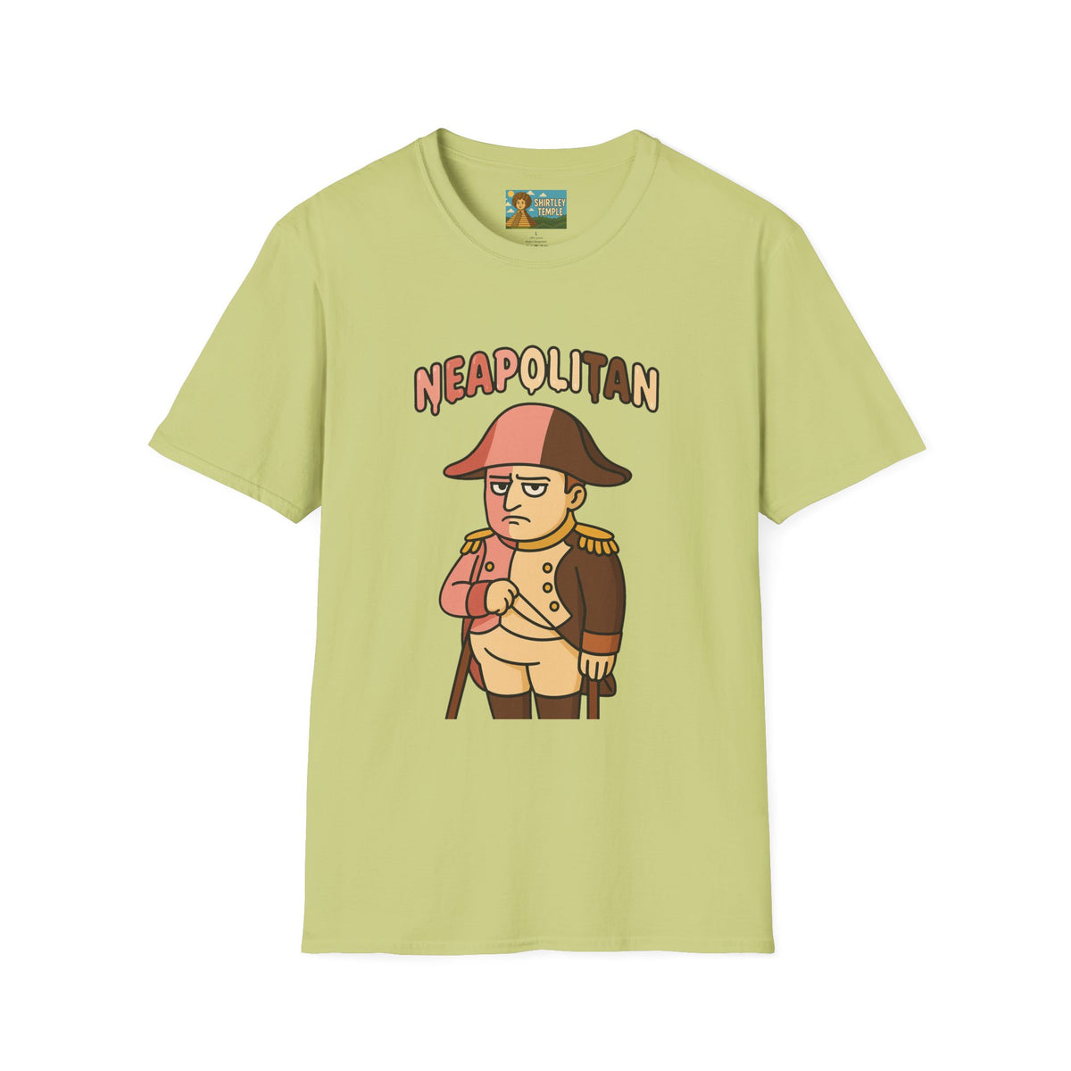 Neapolitan funny mashup shirt, Napoleon Bonaparte Ice Cream Parody Tshirt, Comedy Mashup Tee, Softstyle Unisex Top, Humorous Graphic Tee