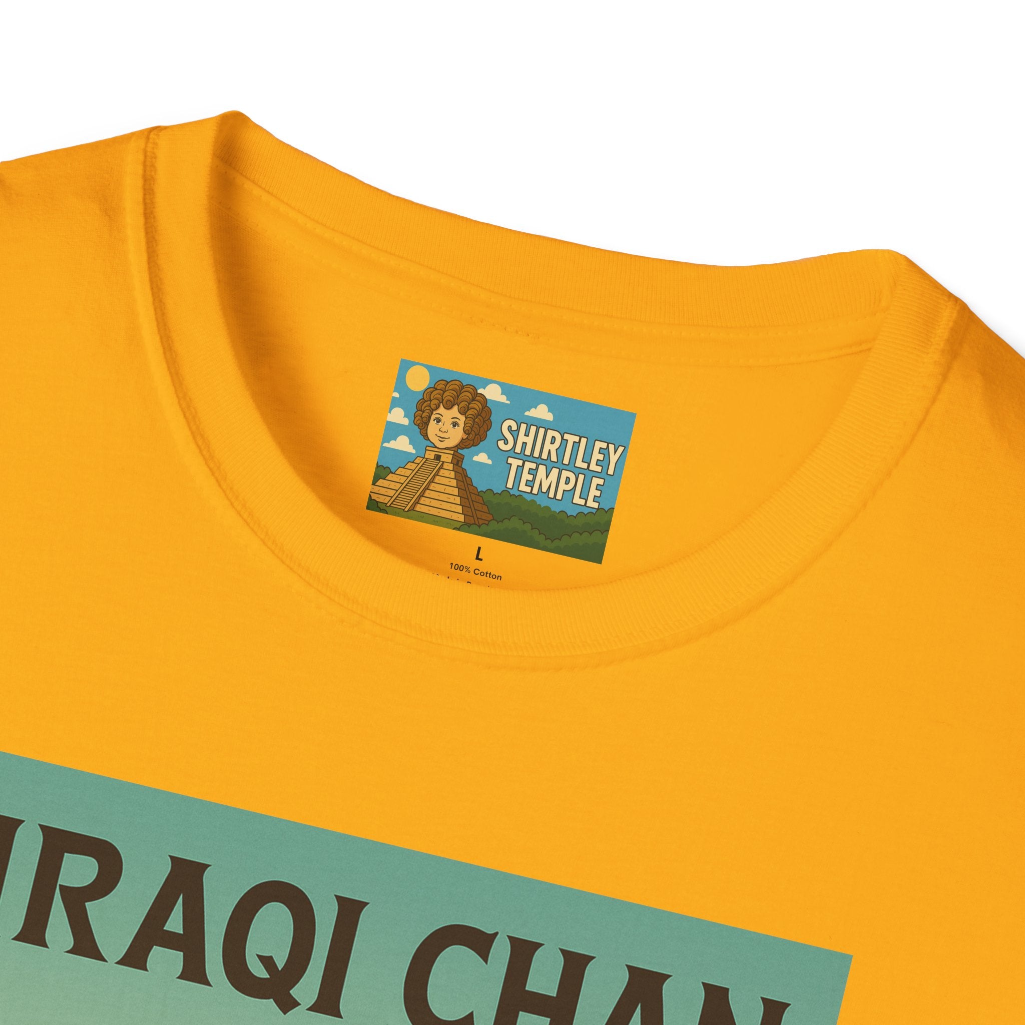 Iraqi Chan Unisex T-Shirt, Funny Jackie Chan Parody Apparel, Comedy Tribute Tee, Mashup Shirt