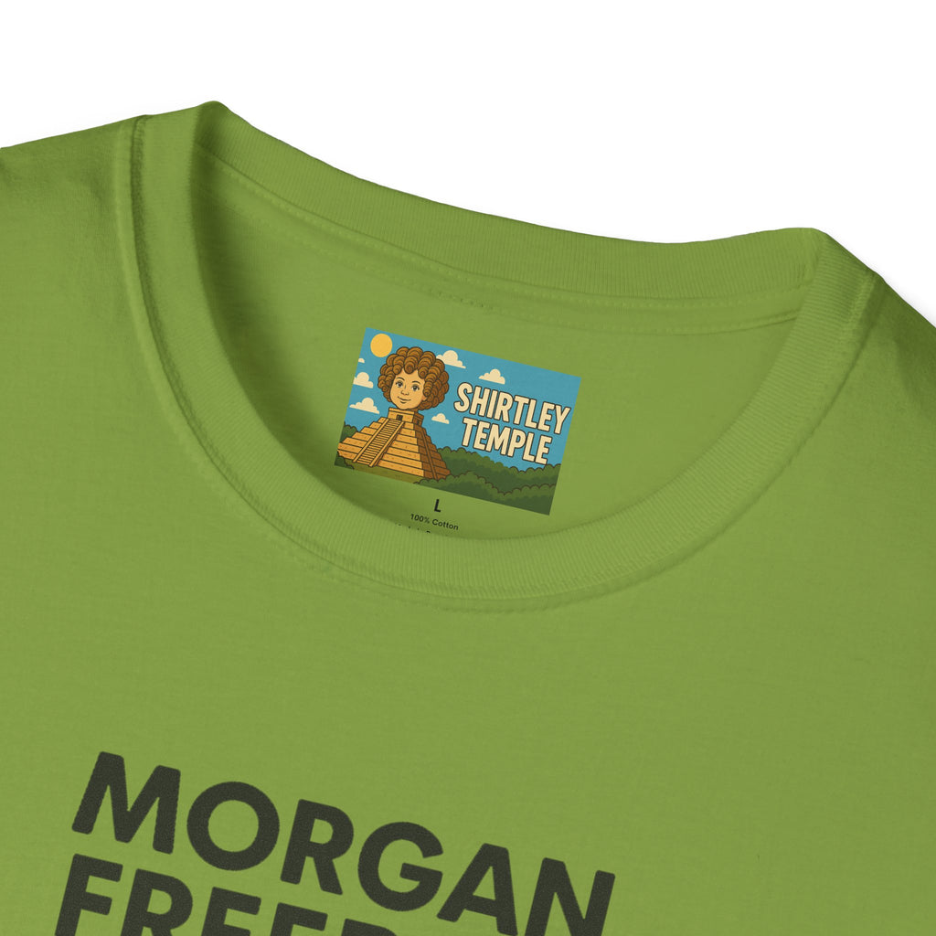 Morgan Freeboy Tribute T-Shirt, Funny Parody Tee, Morgan Freeman Wordplay Shirt, Unisex Softstyle, Gift for Comedy Lovers, Pop Culture Top
