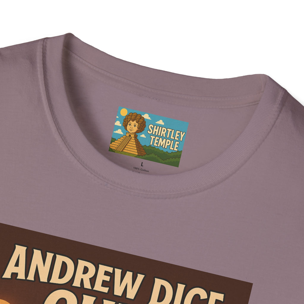 Andrew Dice Cube funny mashup Comedian T-Shirt, Humorous Wordplay Tee, Unisex Softstyle Top