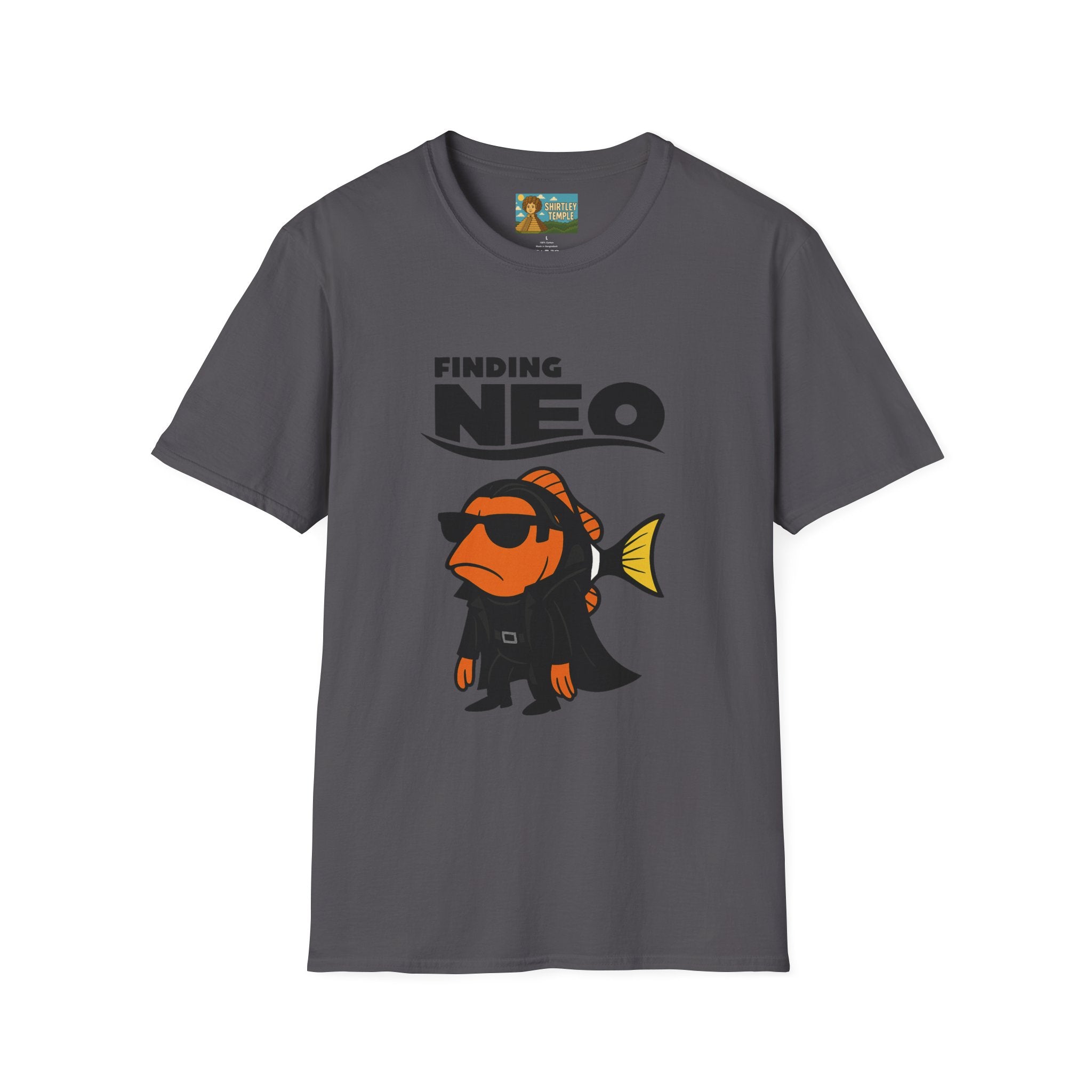 Finding Neo funny mashup shirt matrix and finding nemo