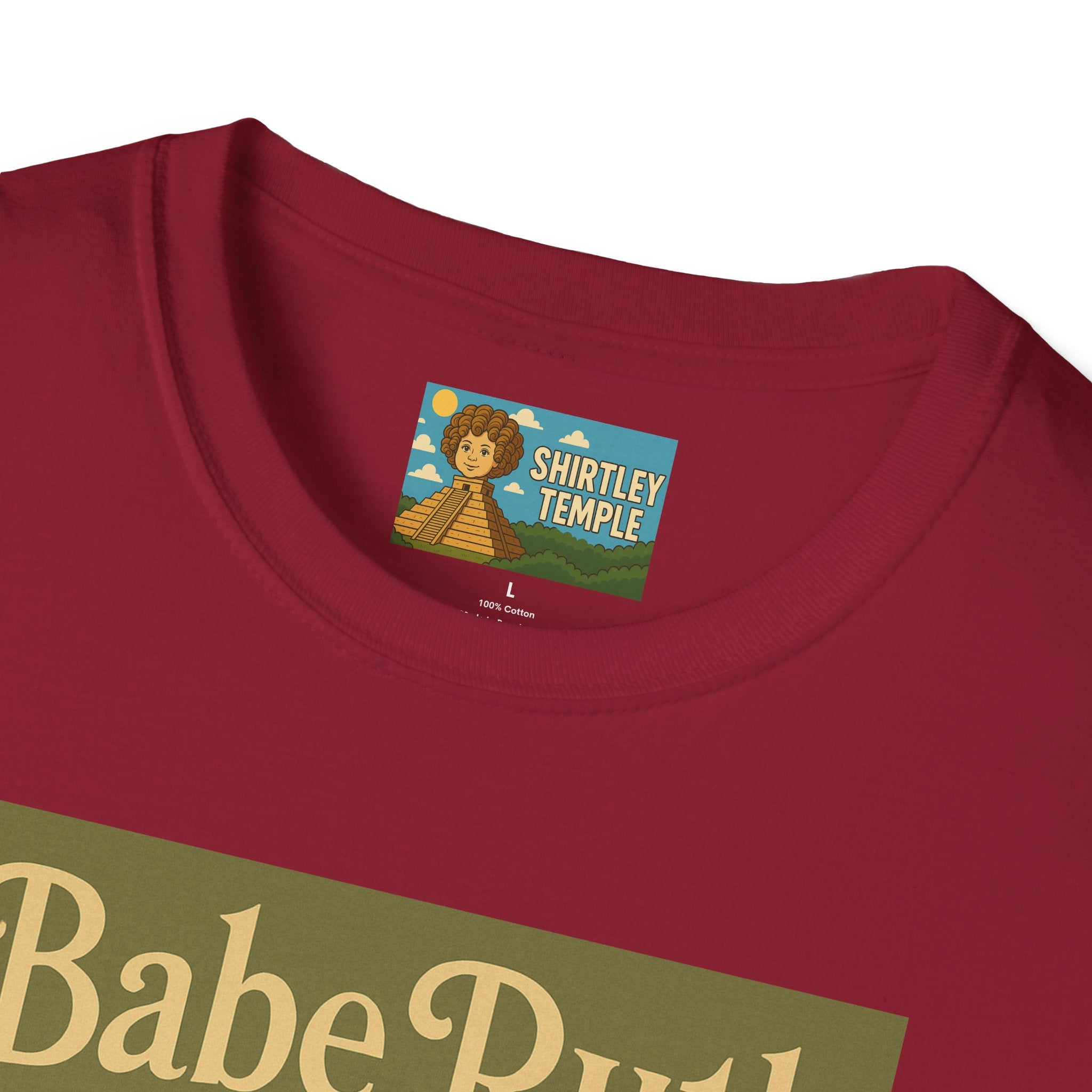 Babe Ruth funny wordplay pun baseball star remagined as a babe vintage nerd gift