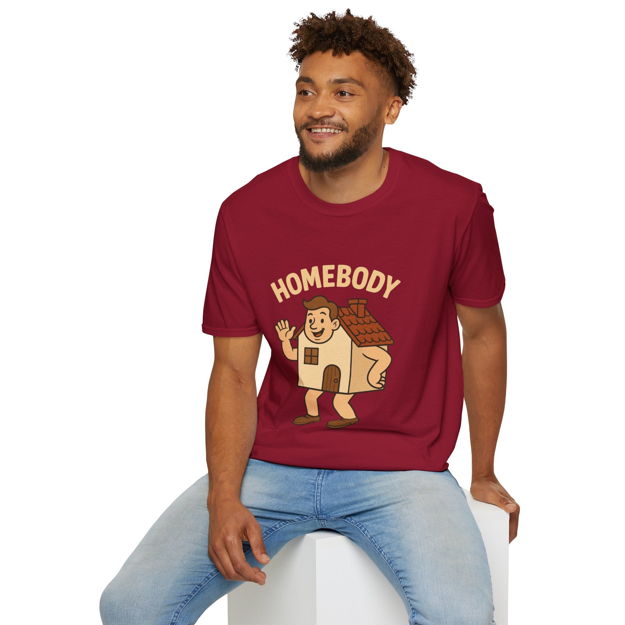 Homebody funny shirt wordplay pun literal home for a body