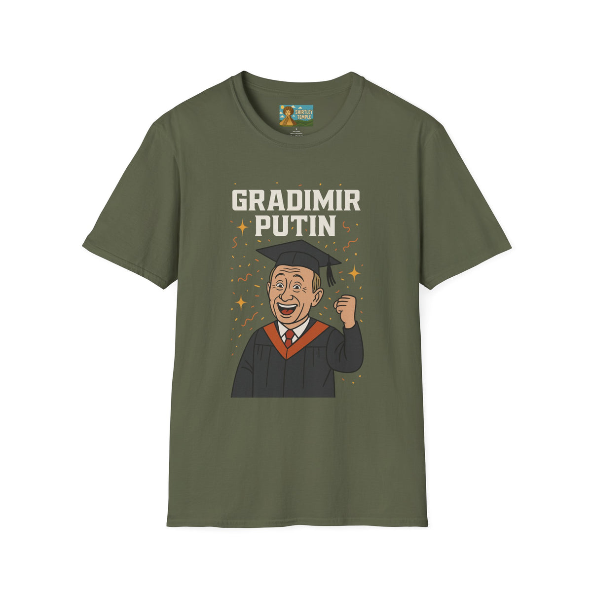 Gradimir Putin funny shirt wordplay vladimir putin graduating