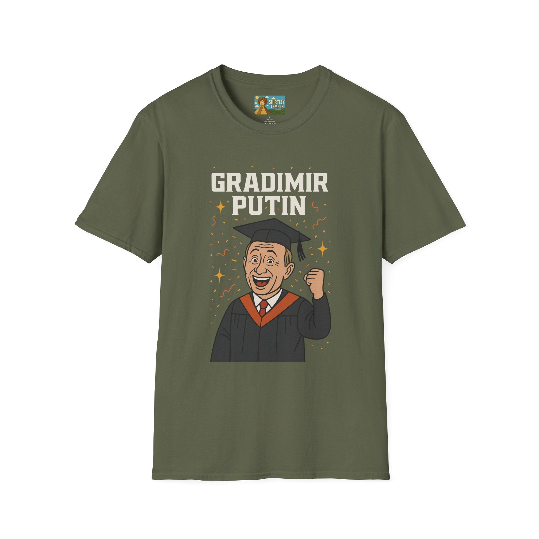 Gradimir Putin funny shirt wordplay vladimir putin graduating