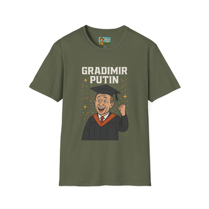 Gradimir Putin funny shirt wordplay vladimir putin graduating