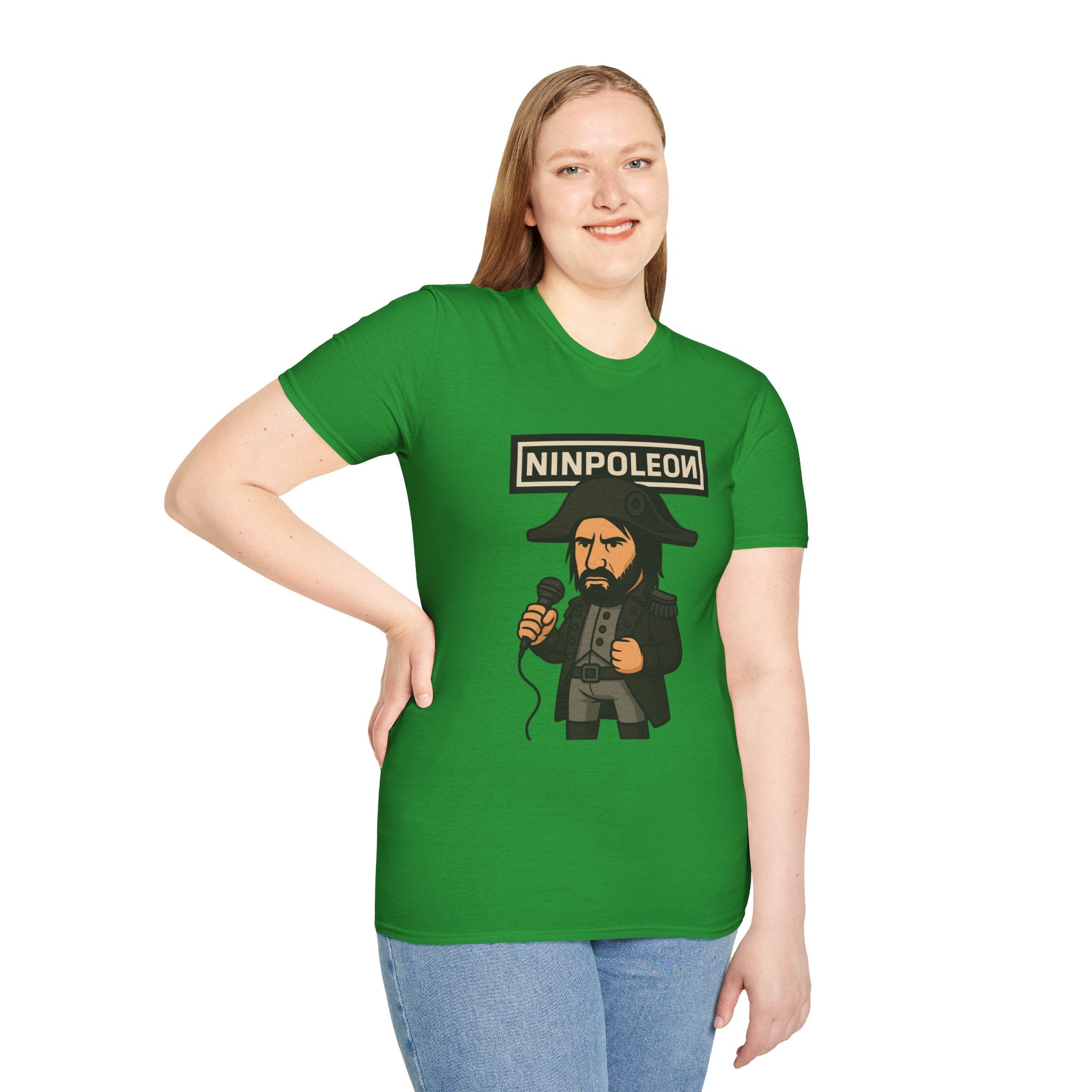 Ninpoleon Funny T-Shirt, Unisex Tee, Napoleon & Trent Reznor Parody Shirt, Nine Inch Nails Mashup Top