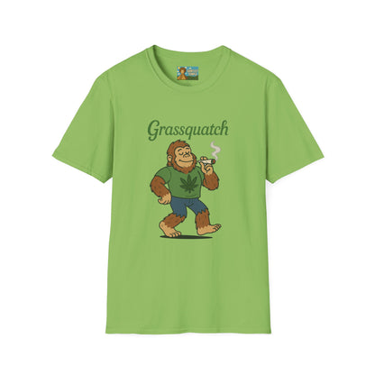 Grassquatch funny shirt mashup sasquatch and a stoner