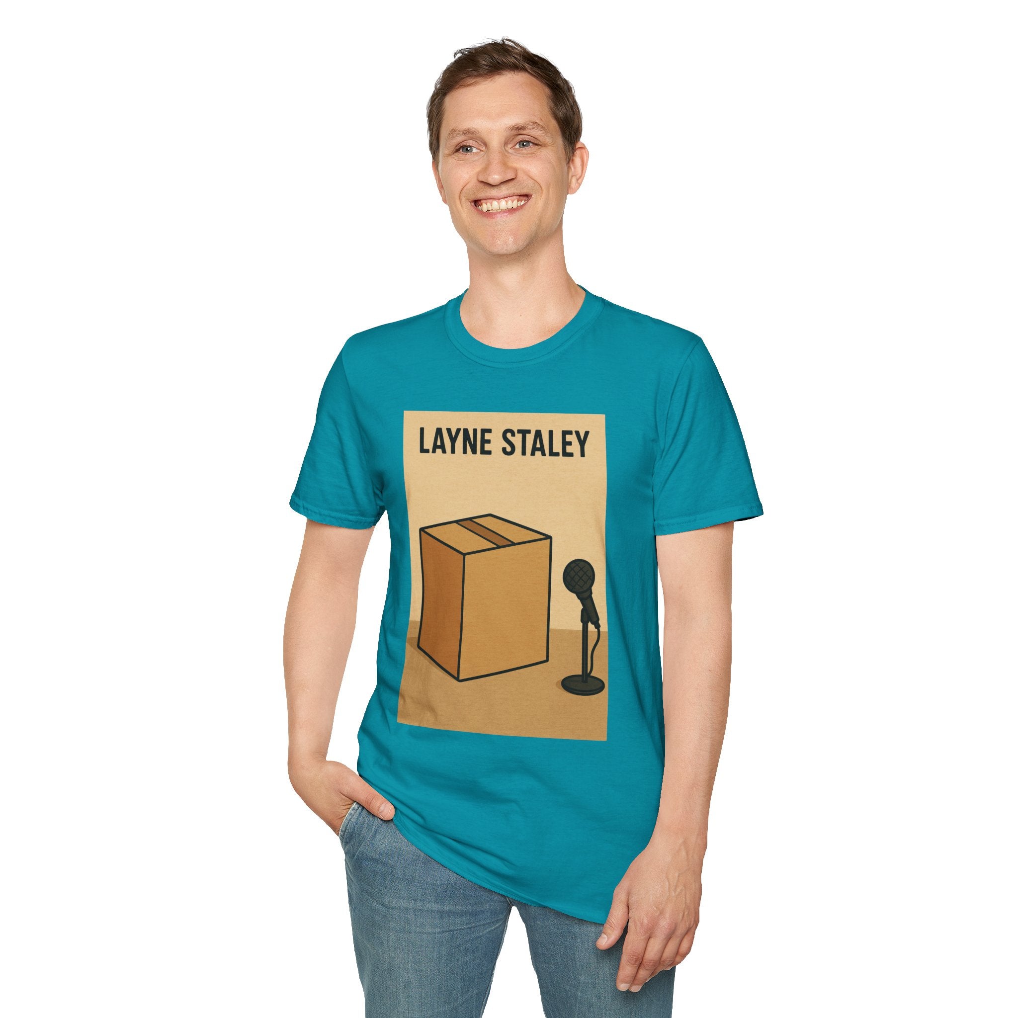 Layne Staley Man in the Box Unisex Softstyle T-Shirt - Alice in Chains Inspired Tee, Music Fan Gift, Grunge Rock Band Top, Funny
