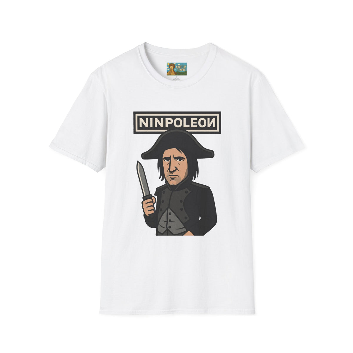 Ninpoleon ver. 2 Funny Shirt, Napoleon Trent Reznor Mashup Parody, Unisex Softstyle Tee, Nine Inch Nails, Wordplay