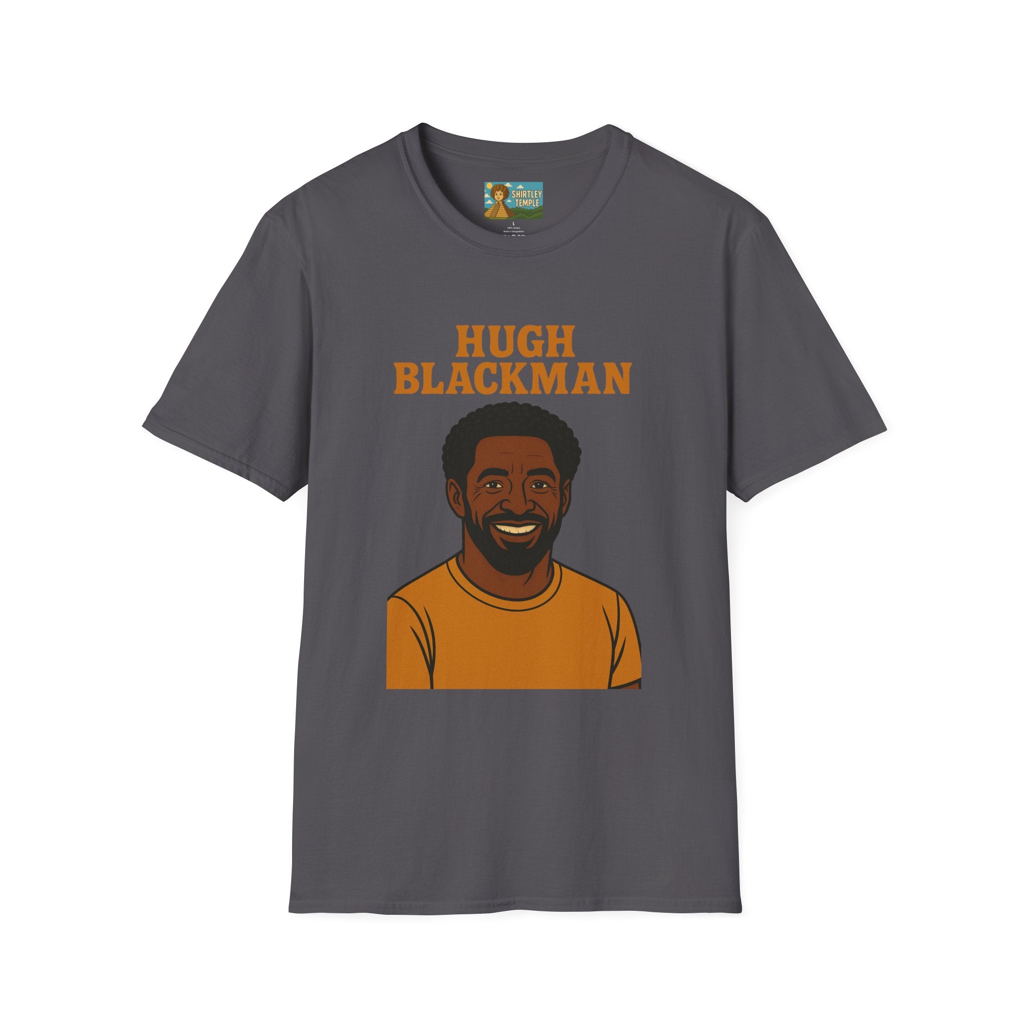 Hugh Blackman Parody T-Shirt, Funny Hugh Jackman Darker Person Tee, Comedy Tribute Apparel, Softstyle Unisex Shirt, Gift for Fans