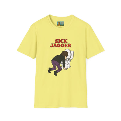 Sick Jagger funny shirt parody comedy tribute sick singer mick wordplay